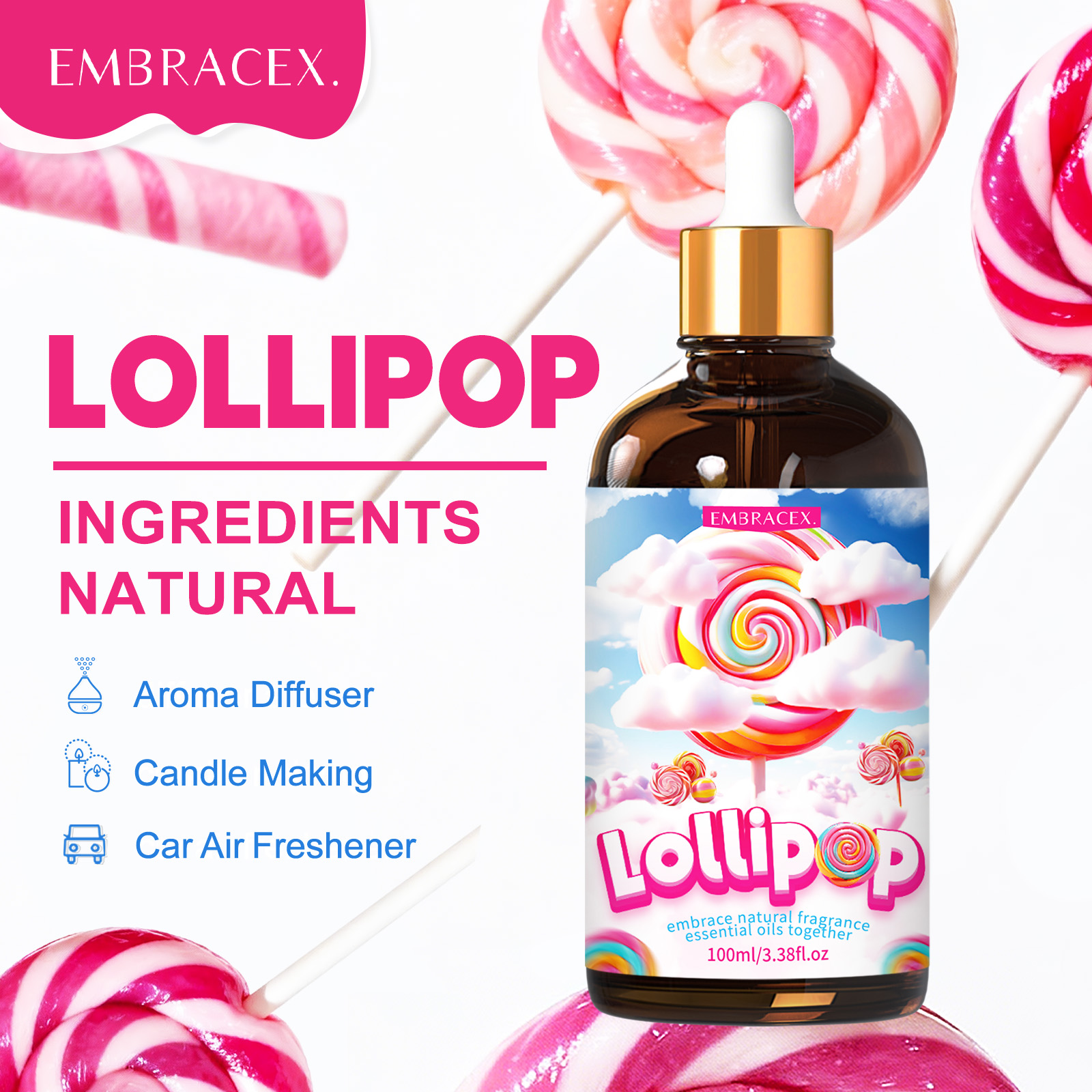 100ml Lollipop Essential Oil F - Candle Making Scents review and price