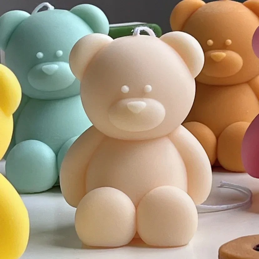 3D Cute Cartoon Bear Silicone  - Candle Making Kits review and price