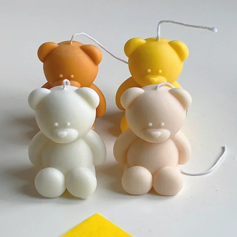 3D Cute Cartoon Bear Silicone  - Candle Making Kits review and price
