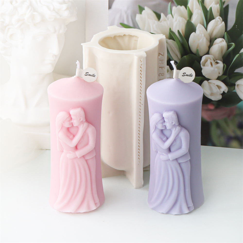Man and Woman Pillar Silicone  - Candle Making Kits review and price