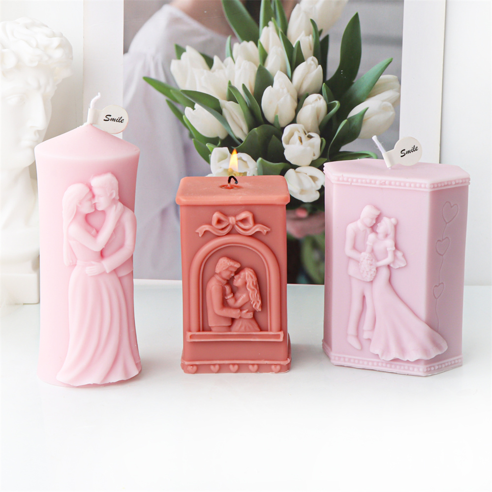 Man and Woman Pillar Silicone  - Candle Making Kits review and price