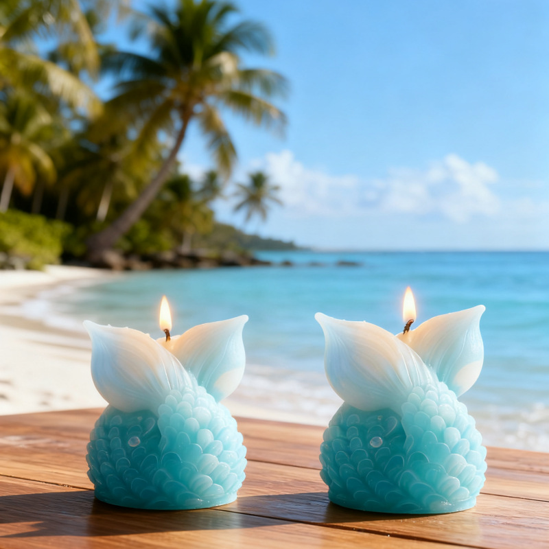 Mermaid Tail Candle Mold Ocean - Candle Making Workshops review and price