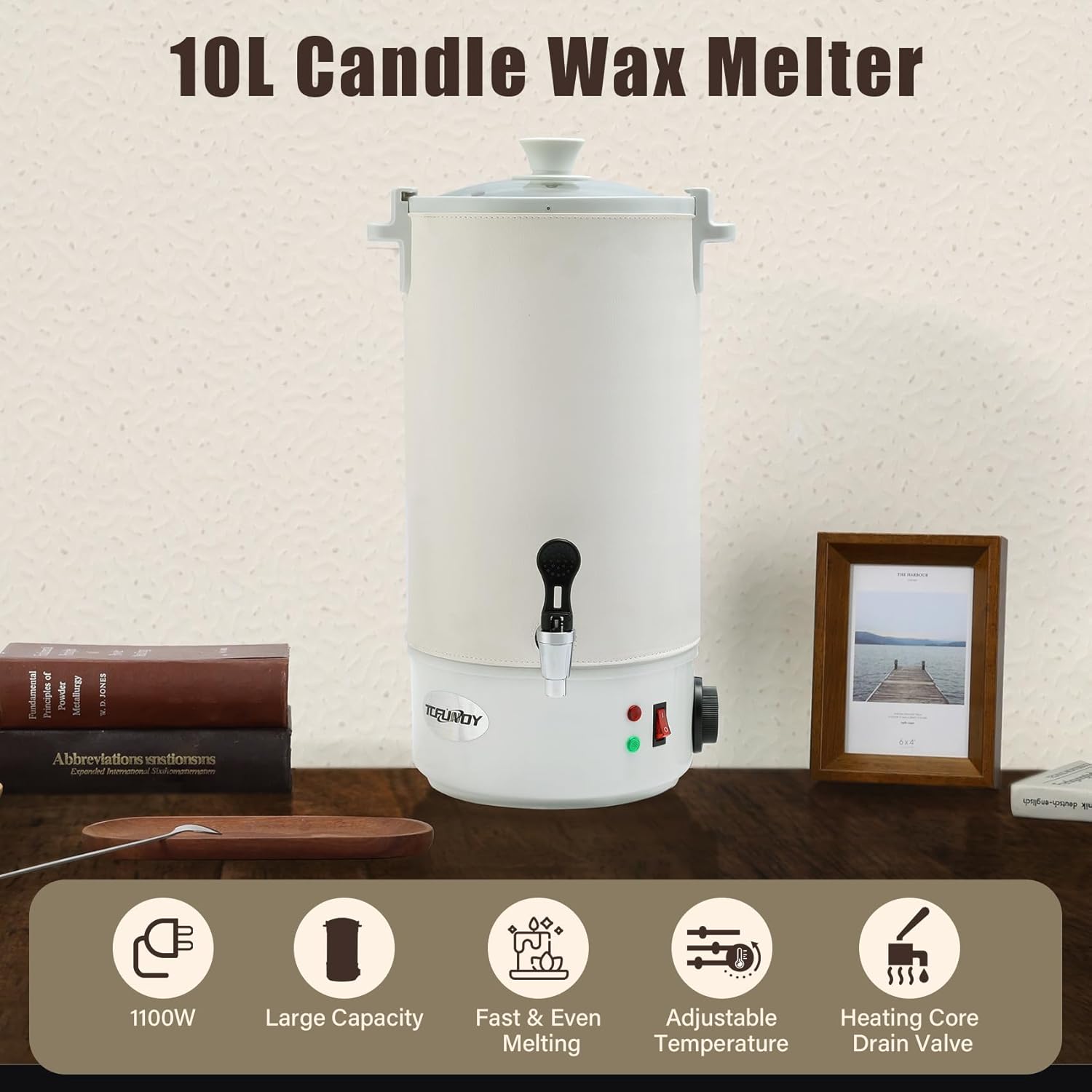 Electric Candle Wax Melter Pot - Candle Making Kits review and price