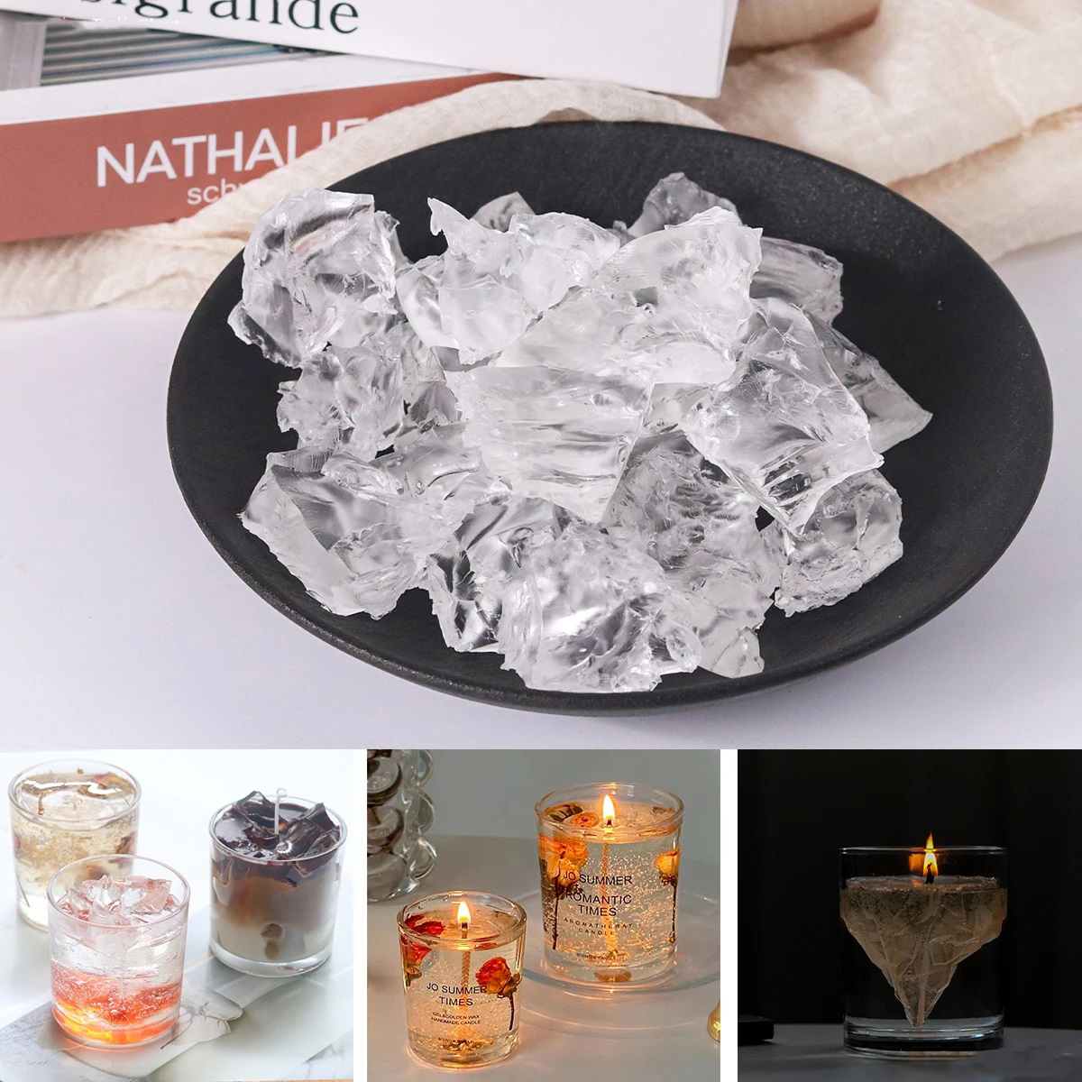 100G 7Colors Jelly Wax DIY Han - Candle Making Scents review and price