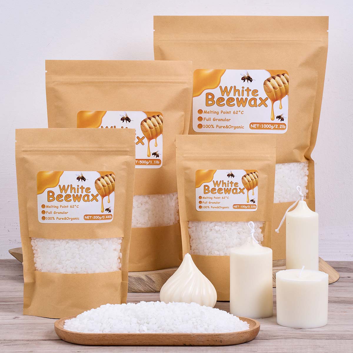 White Beeswax Pure Natural Gra - Candle Making Scents review and price