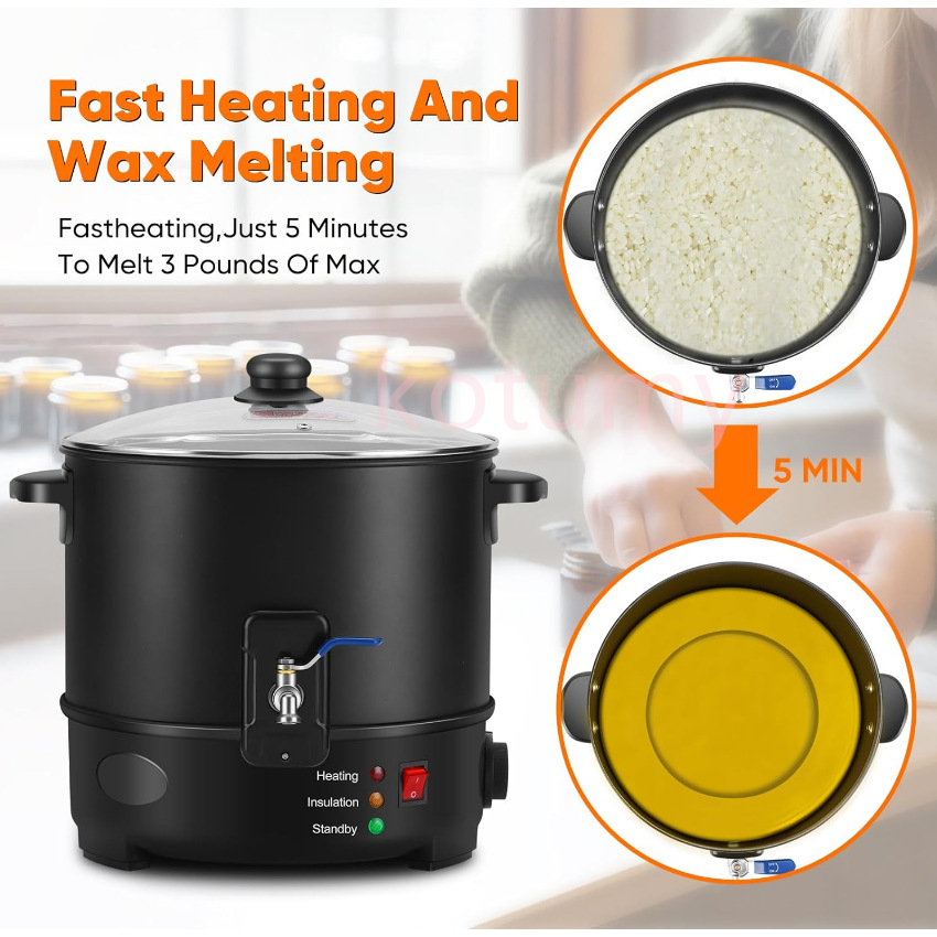 6L Small  Wax Melter Paraffin  - Candle Making Kits review and price