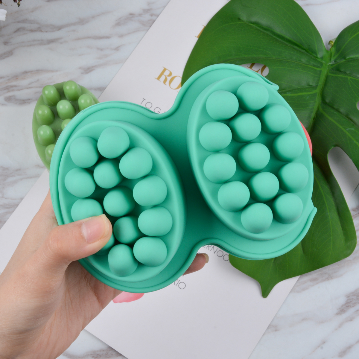 4 Hole Oval Massage Soap Silic - Candle Making Kits review and price